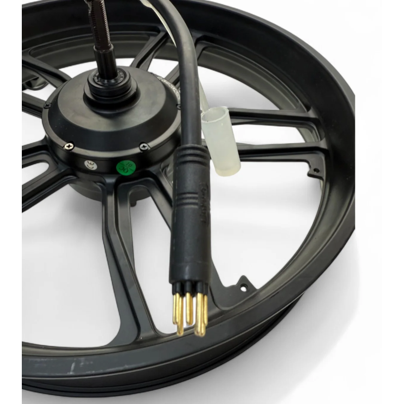 Achtervelg met Motor 250W – Voor V20 Fatbike – Zwart – Kabel Rechts