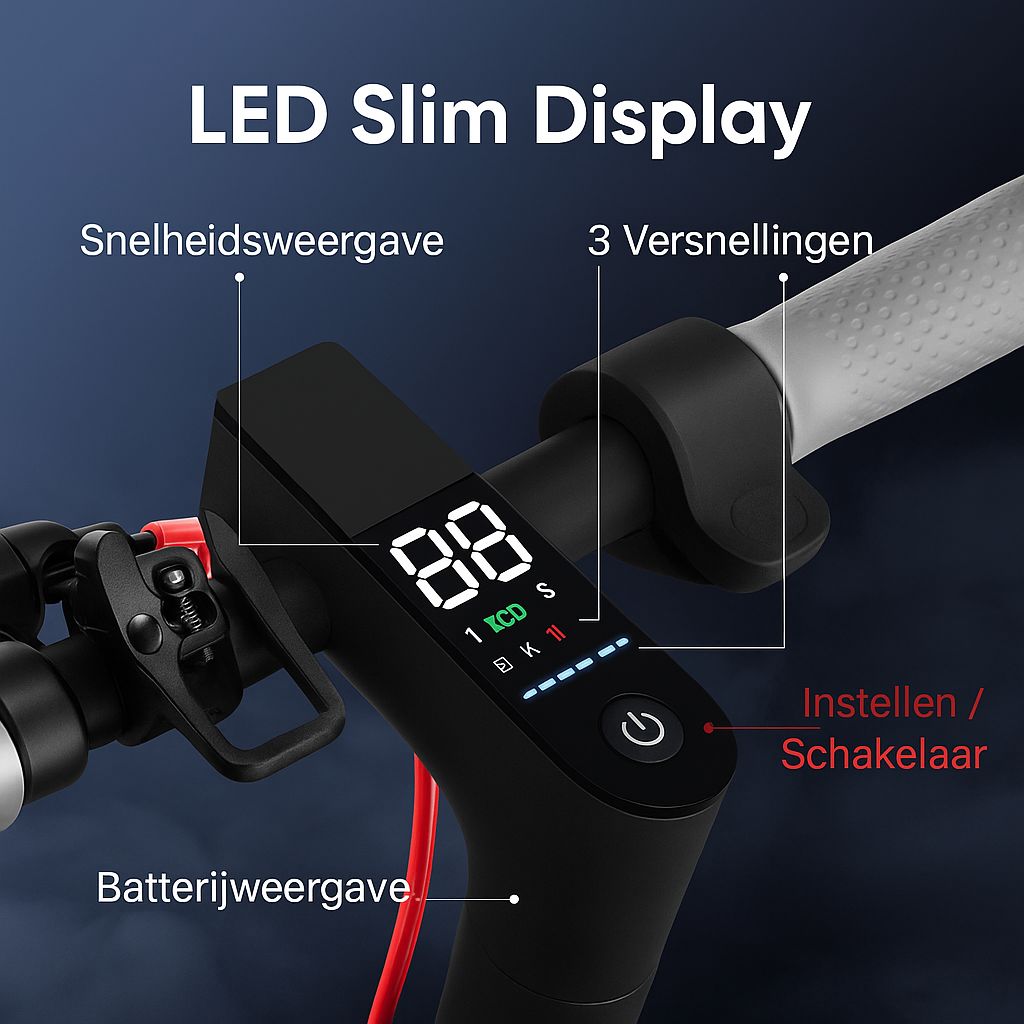 Elektrische Step met Voor- en Achtervering