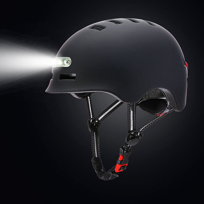 Slimme LED Fiets- & Scooterhelm – USB-oplaadbaar | EU-goedgekeurd (CE)
