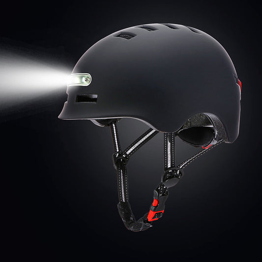 Slimme LED Fiets- & Scooterhelm – USB-oplaadbaar | EU-goedgekeurd (CE)
