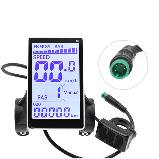 M5 LCD Display V3.0 – EU-Versie – Voor 20″ Fatbike / E-Bike – OUXI / Universal