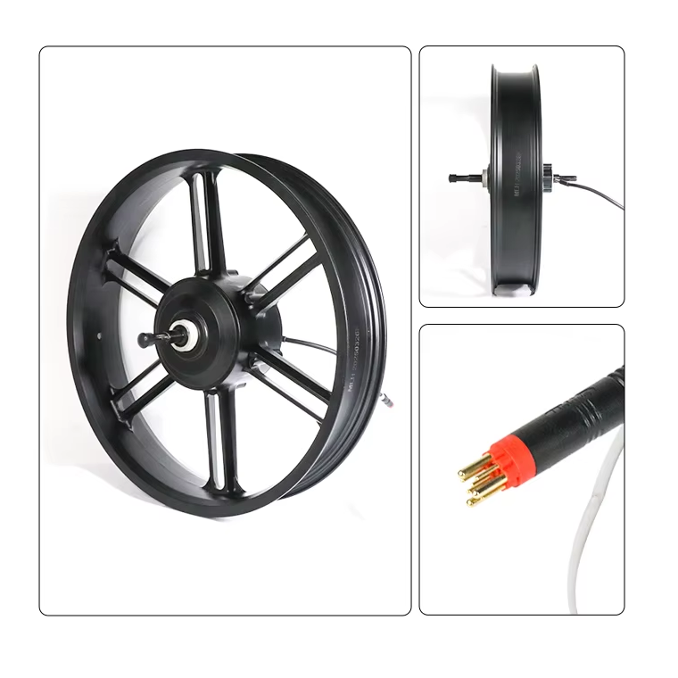 500W Motor met Velg – Rode Kabel Rechts – Geschikt voor V20, V8, H9, C80 & Fatbikes
